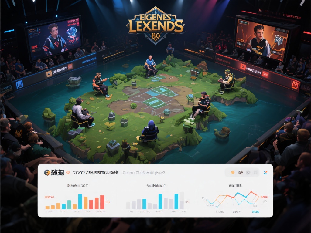 例如，在一场《英雄联盟》的比赛中，数据可能显示某战